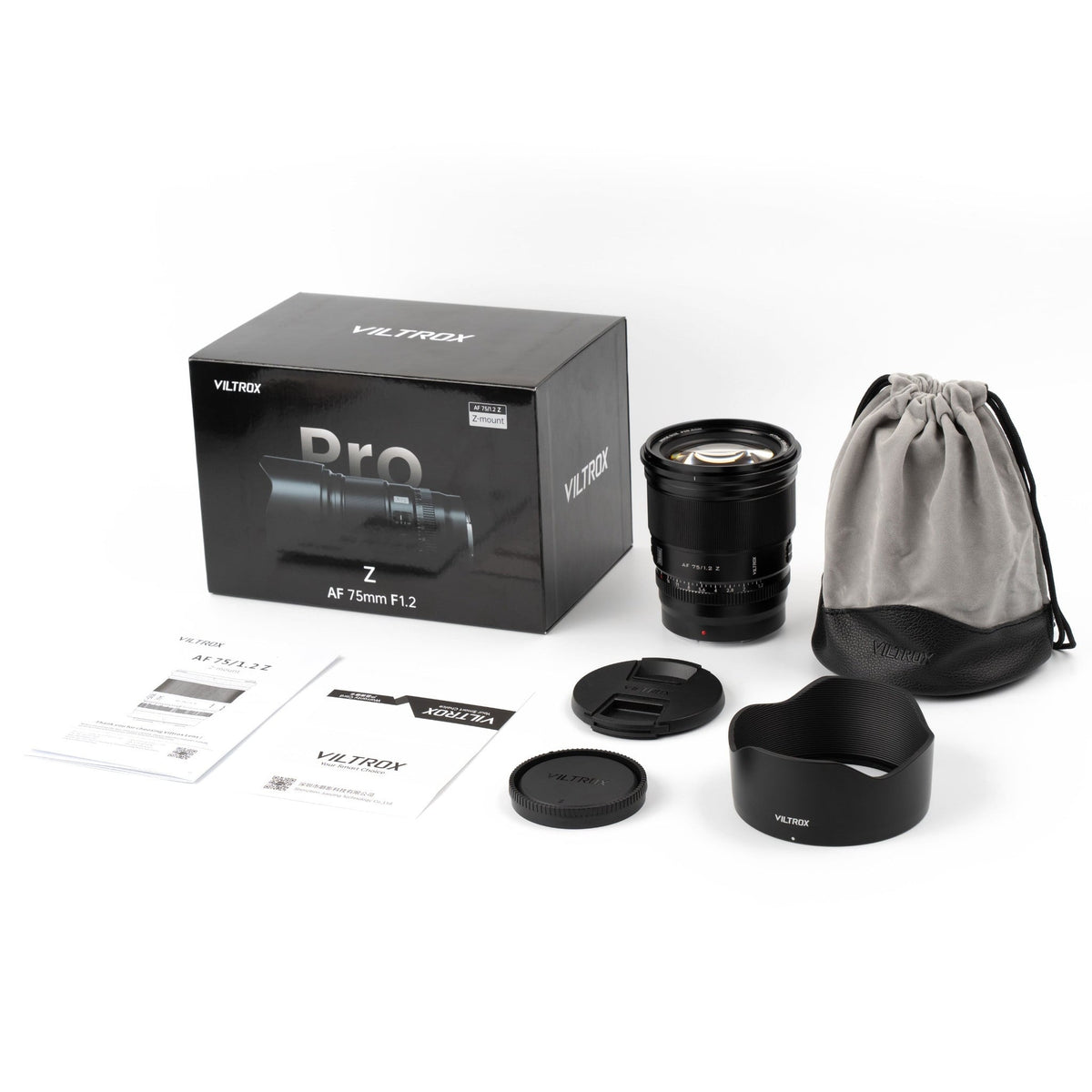 Viltrox AF 75mm F1.2 Pro Z សម្រាប់កាមេរ៉ា Nikon Z APS-C |Kingcom