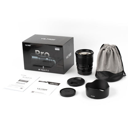 Viltrox AF 75mm F1.2 Pro Z សម្រាប់កាមេរ៉ា Nikon Z APS-C |Kingcom