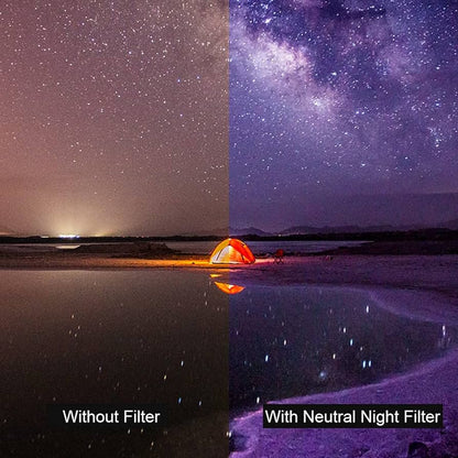 Kase/Neutral Square Night Filter, Optical Glass Light Pollution Filter សម្រាប់ iPhone, Samsung Android