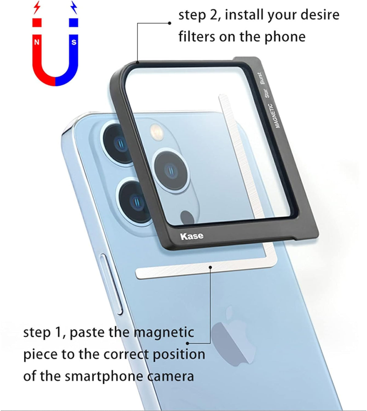 Kase / Magnetic Square Filter for iPhone, Samsung Android