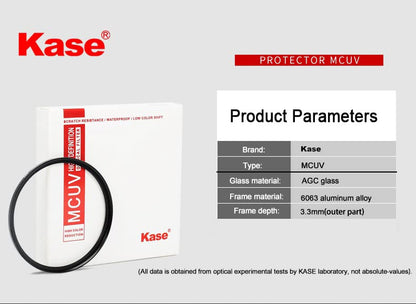 Kase AGC MCUV Filter (37mm - 95mm) - GENUINE